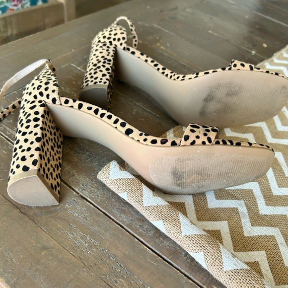 Just Fab leopard heels size 10 - Picture 2 of 5